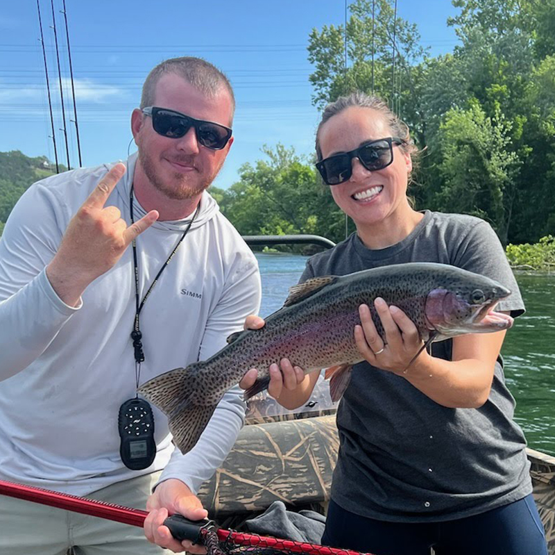 Blake Harris Branson Trout Guides